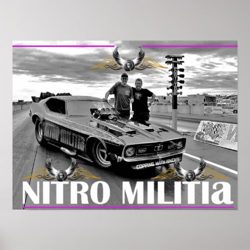 NITRO MILITIA matte poster 9