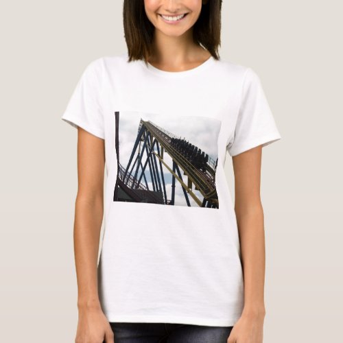 Nitro Roller Coaster Six Flags Great Adventure T_Shirt