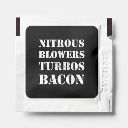 Nitrous Blowers Turbos Bacon Design Hand Sanitizer Packet