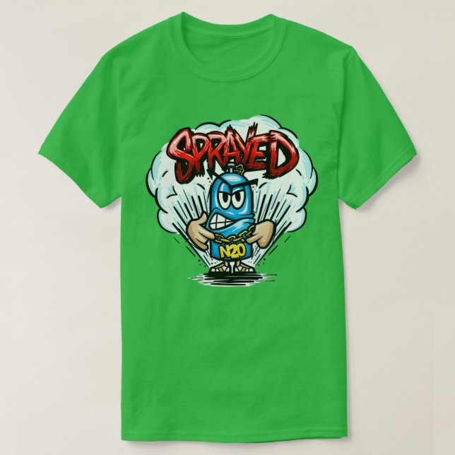 Nitrous Sprayed T-Shirt (Design Front)