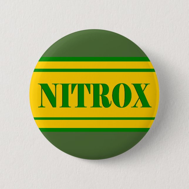 NITROX DIVING LOGO NITROX SCUBA DIVER - BUTTON (Front)