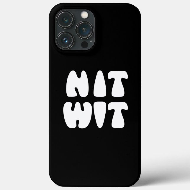 NITWIT Case-Mate iPhone CASE (Back)