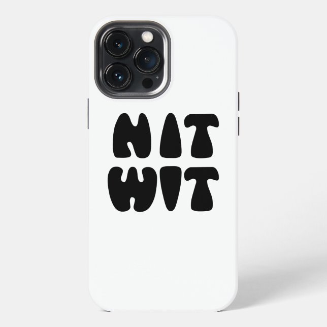 NITWIT IPHONE CASE (Back)