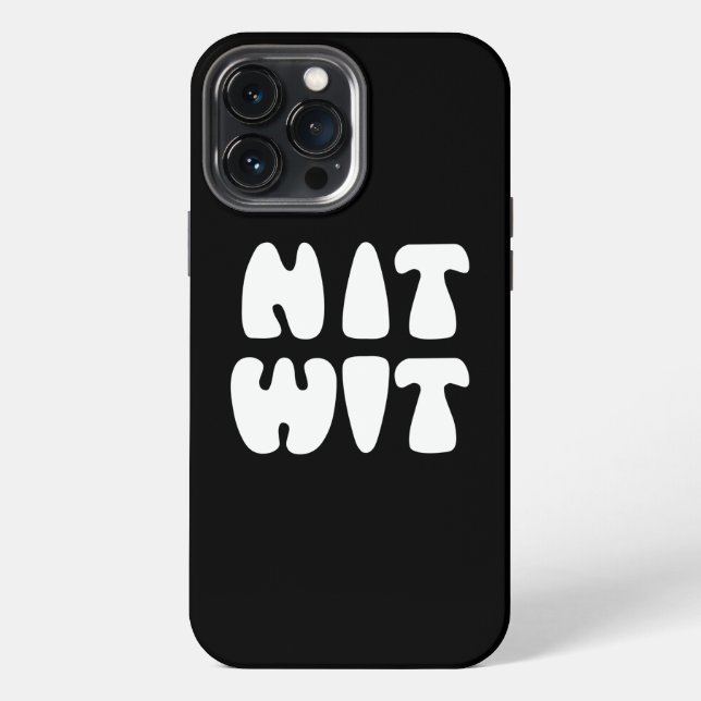 NITWIT IPHONE CASE (Back)
