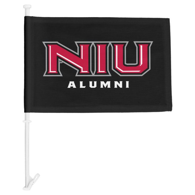 NIU Alumni Car Flag (Front)