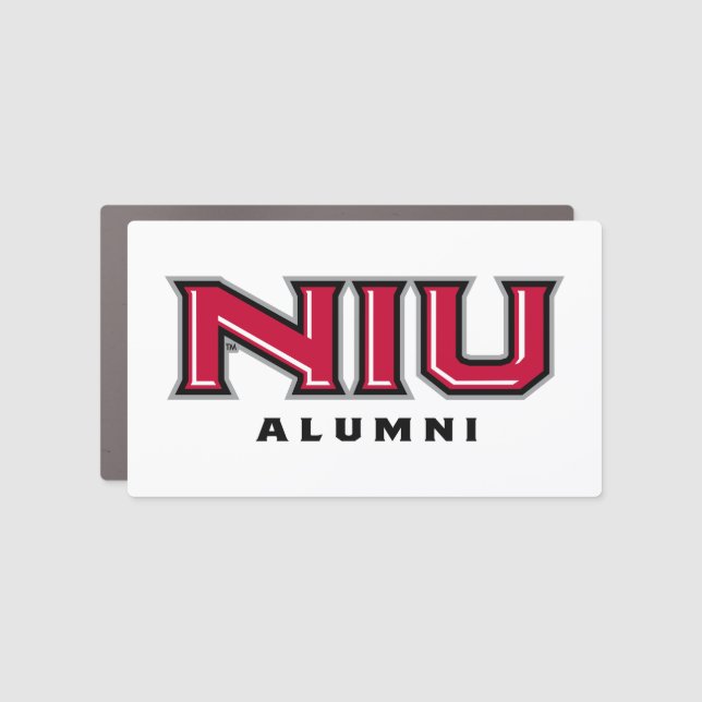 NIU Alumni Car Magnet (Front)