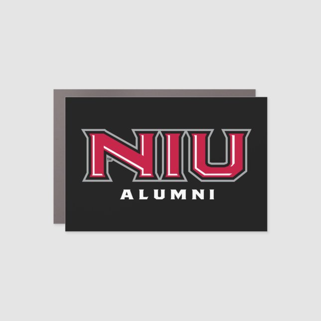 NIU Alumni Car Magnet (Front)