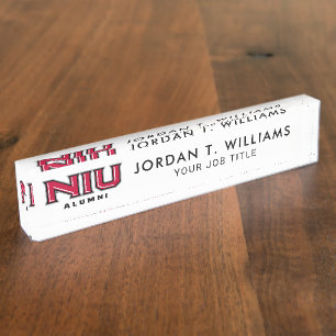 NIU Alumni Desk Name Plate