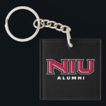 NIU Alumni Keychain<br><div class="desc">Check out these awesome Northern Illinois University designs and products. These make perfect gifts for the Huskies student,  fan,  faculty,  and alumni. All of these products are customizable from Zazzle!</div>