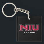 NIU Alumni Keychain<br><div class="desc">Check out these awesome Northern Illinois University designs and products. These make perfect gifts for the Huskies student,  fan,  faculty,  and alumni. All of these products are customizable from Zazzle!</div>