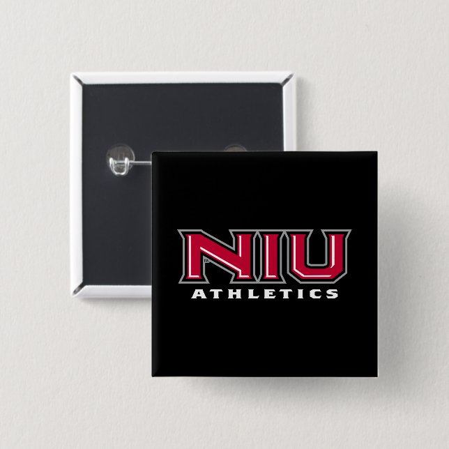 NIU Athletics Button (Front & Back)