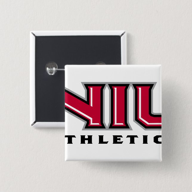 NIU Athletics Button (Front & Back)