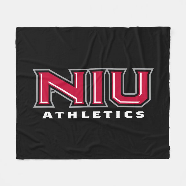 NIU Athletics Fleece Blanket (Front (Horizontal))