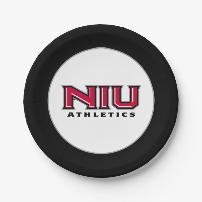 NIU Athletics Paper Plates (Front)