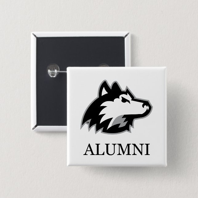 NIU Huskies Alumni Button (Front & Back)