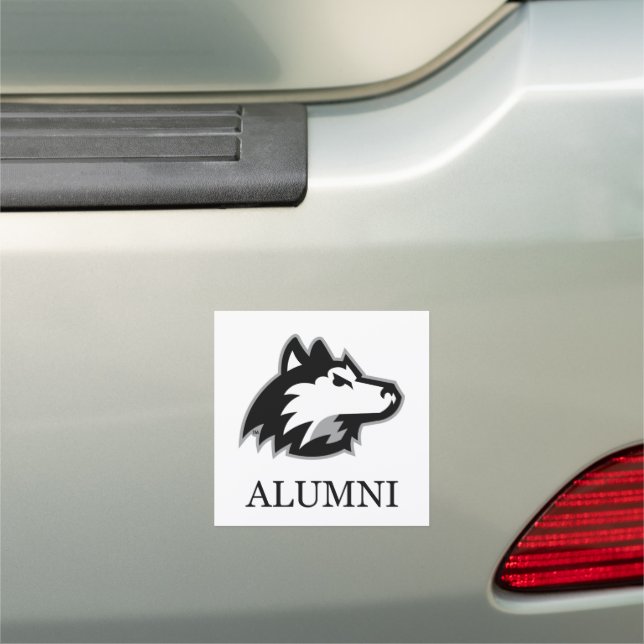 NIU Huskies Alumni Car Magnet (In Situ)
