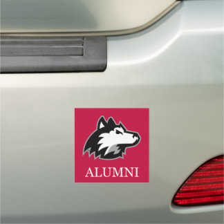 NIU Huskies Alumni Car Magnet