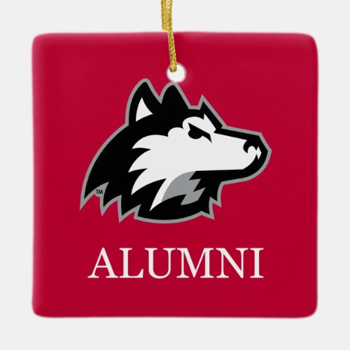 NIU Huskies Alumni Ceramic Ornament