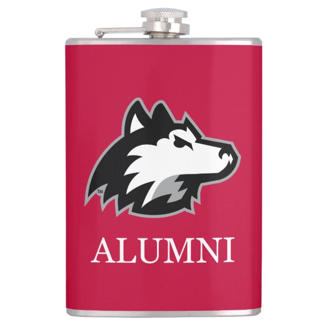 NIU Huskies Alumni Flask (Front)