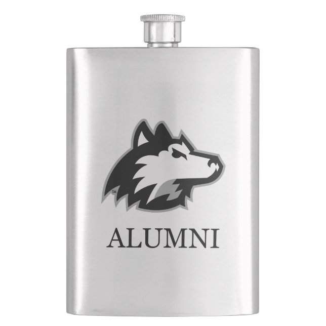 NIU Huskies Alumni Flask (Front)