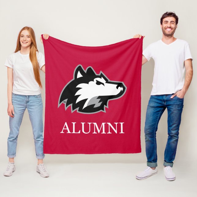 NIU Huskies Alumni Fleece Blanket (In Situ)