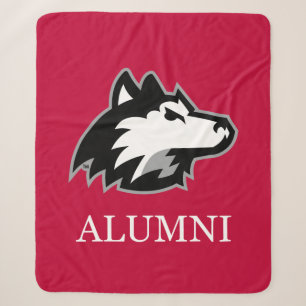 NIU Huskies Alumni Sherpa Blanket