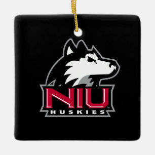 NIU Huskies Ceramic Ornament