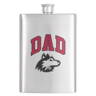 NIU Huskies Dad Flask