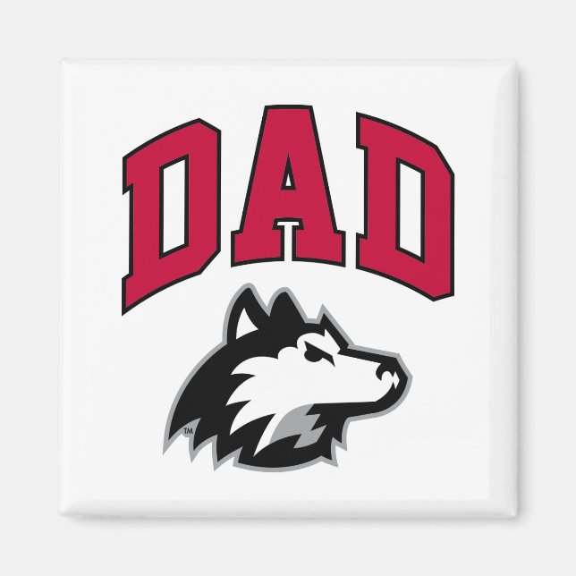 NIU Huskies Dad Magnet (Front)