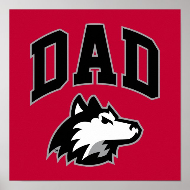 NIU Huskies Dad Poster (Front)