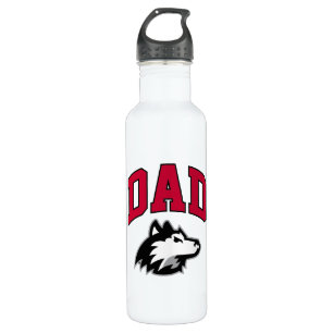 NIU Huskies Dad Stainless Steel Water Bottle