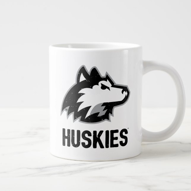 NIU Huskies Distressed Giant Coffee Mug (Right)