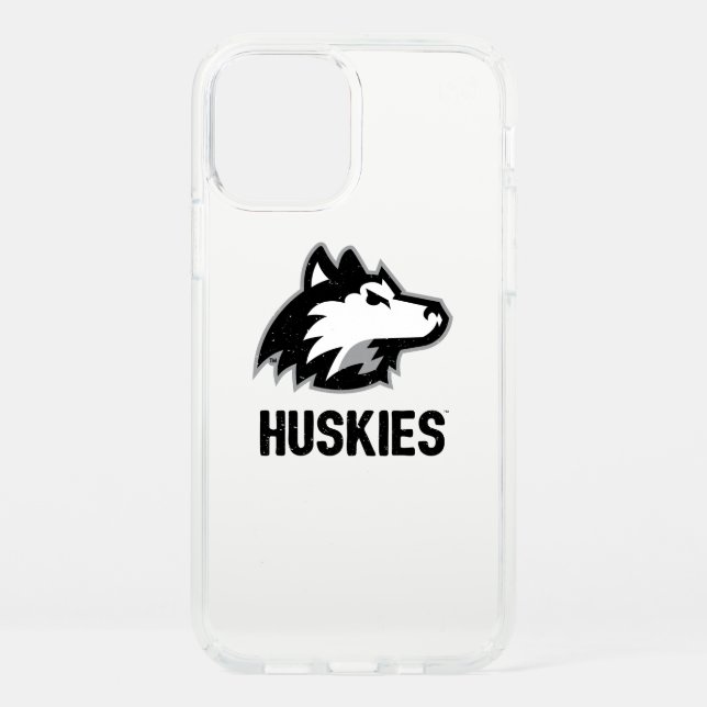 NIU Huskies Distressed Speck iPhone 12 Case (Front)