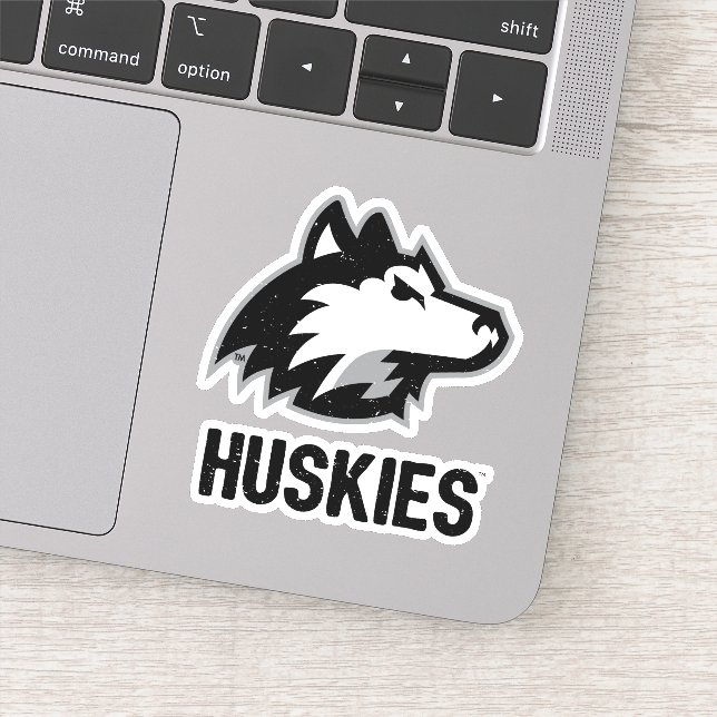 NIU Huskies Distressed Sticker (Detail)
