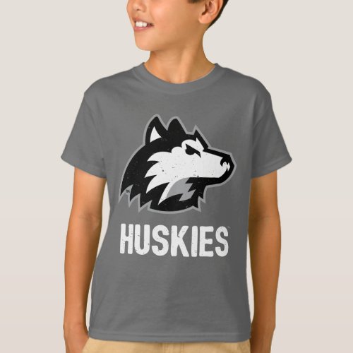 NIU Huskies Distressed T_Shirt
