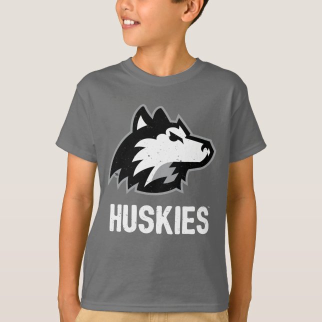 NIU Huskies Distressed T-Shirt (Front)