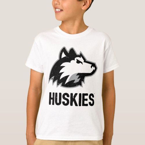 NIU Huskies Distressed T_Shirt