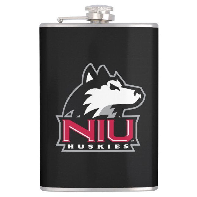 NIU Huskies Flask (Front)