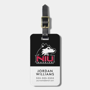 NIU Huskies Luggage Tag