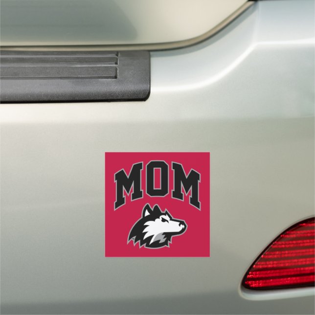 NIU Huskies Mom Car Magnet (In Situ)