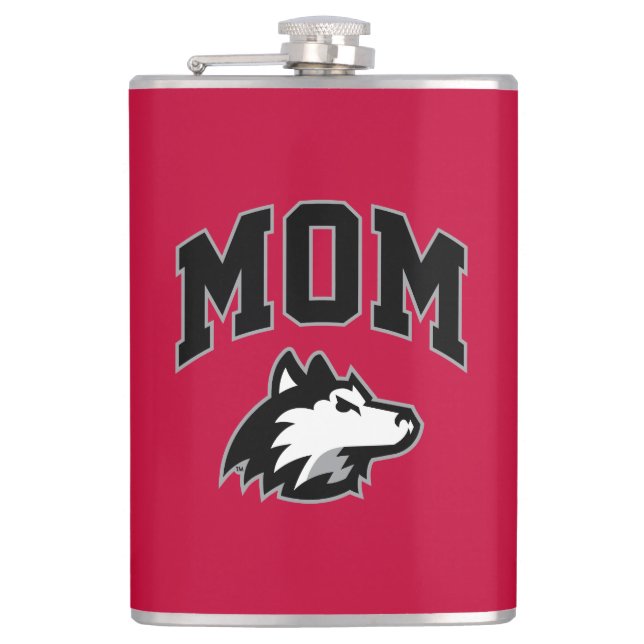 NIU Huskies Mom Flask (Front)