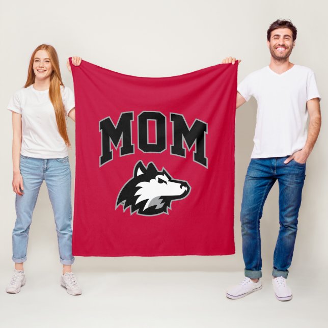 NIU Huskies Mom Fleece Blanket (In Situ)