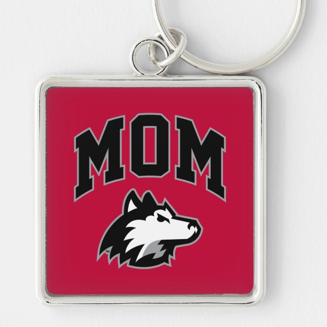 NIU Huskies Mom Keychain (Front)