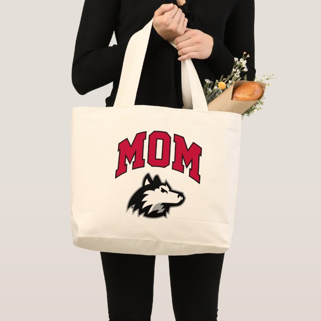 NIU Huskies Mom Large Tote Bag (Front (Product))