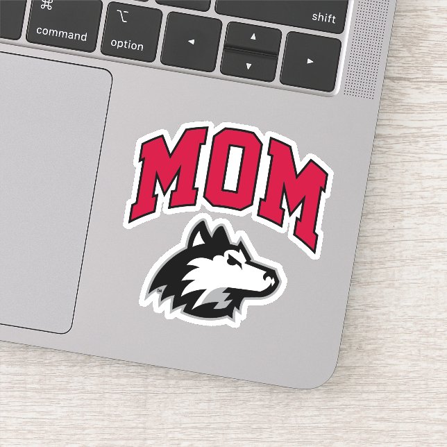 NIU Huskies Mom Sticker (Detail)