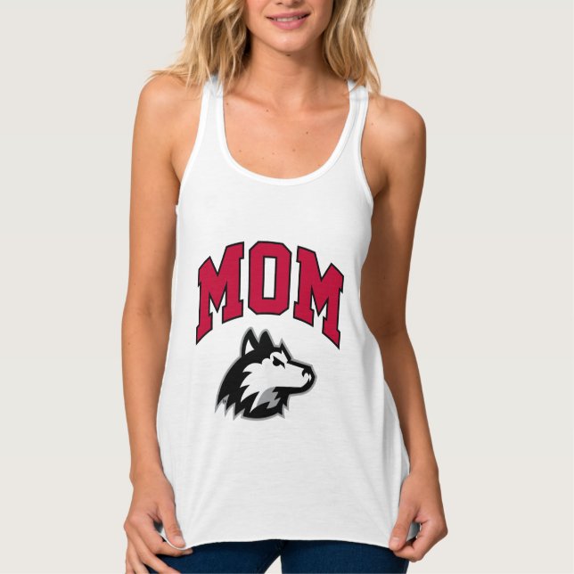NIU Huskies Mom Tank Top (Front)