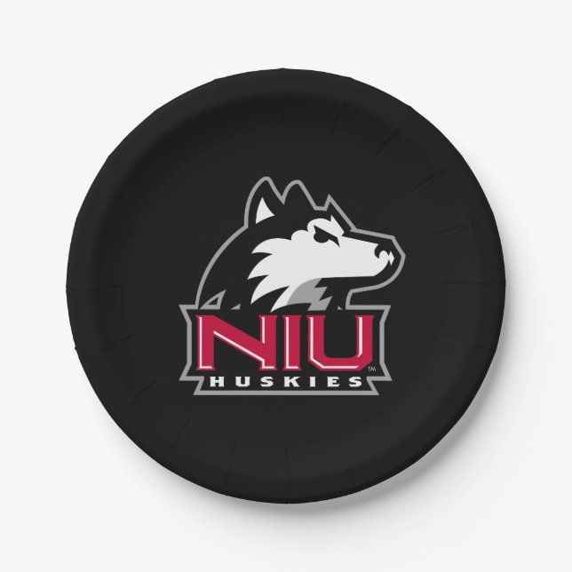 NIU Huskies Paper Plates (Front)