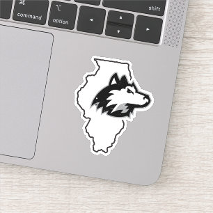 NIU Huskies State Love Sticker