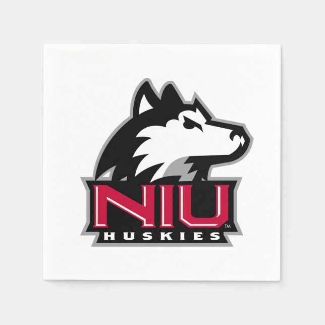 NIU Huskies Wordmark Napkins (Front)
