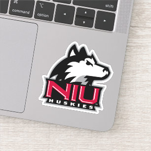 NIU Huskies Wordmark Sticker